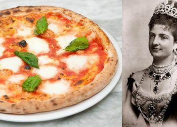 The traditional form of making pizza