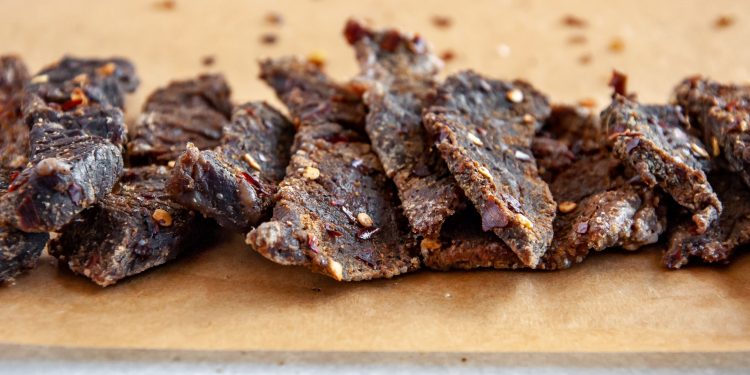 A Nutritional and Quick Spicy Beef Jerky Snack