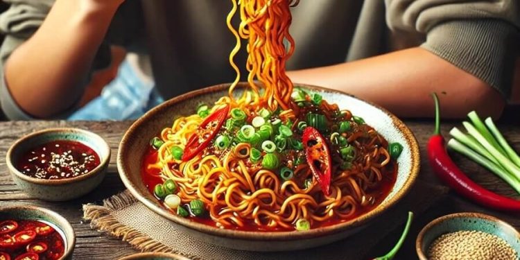 Spicy Garlic Noodles with Chili Crisp Oil